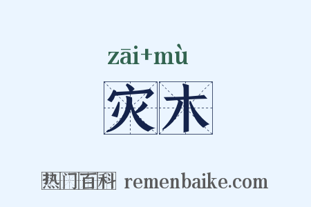 灾木是什么意思的图片